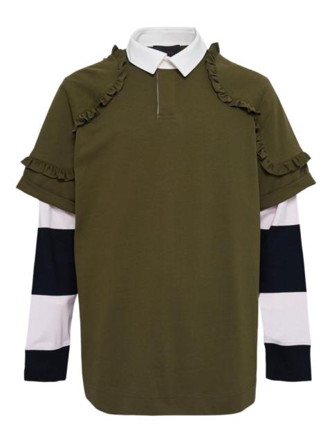 Simone Rocha ruffled polo shirt
