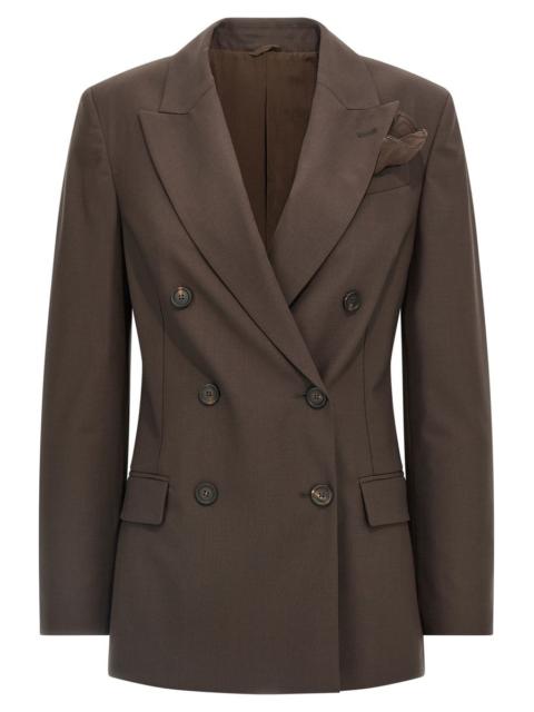 Brunello Cucinelli Tropical Luxury Wool Blazer