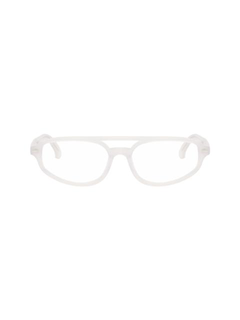 RETROSUPERFUTURE White Numero 153 Glasses