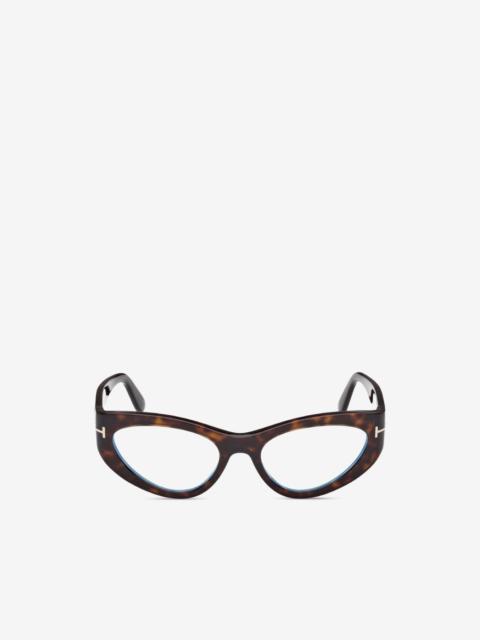 TOM FORD block cat eye optical glasses