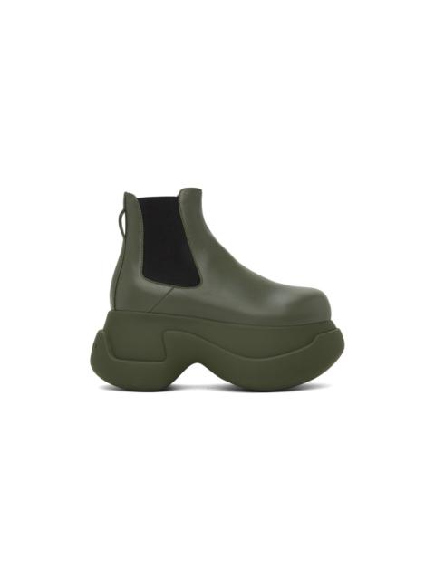 Marni Green Aras 23 Chelsea Boots