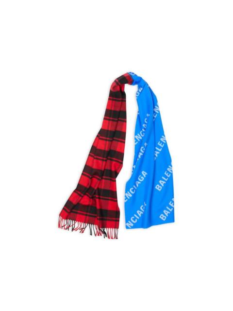 BALENCIAGA 50/50 Scarf in Electric Blue