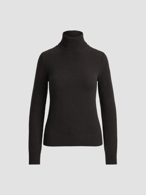 Ralph Lauren Women's Lofty Cashmere Turtleneck Sweater - Brown