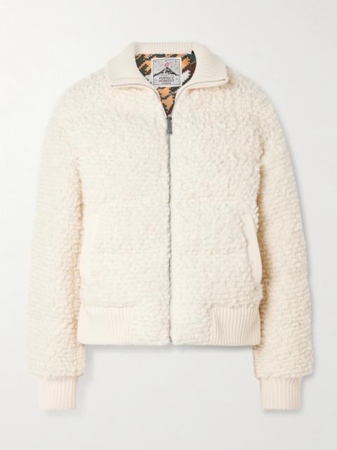 PERFECT MOMENT Padded Wool-bouclé Down Ski Jacket