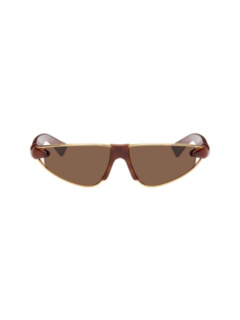Bottega Veneta Brown Icons Cat Eye Sunglasses