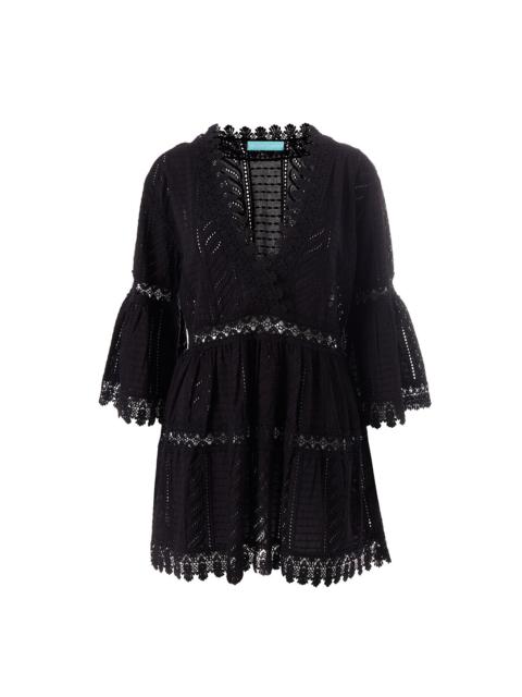 MELISSA ODABASH VICTORIA BLACK KAFTAN