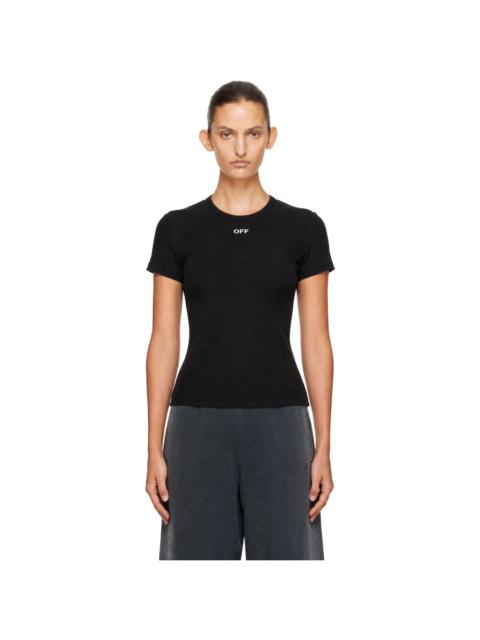 Off-White Black 'Off' Stamp Basic T-Shirt