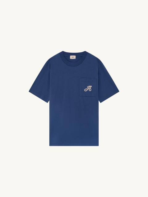 AUTRY ROPE EMBROIDERY POCKET TEE UNISEX