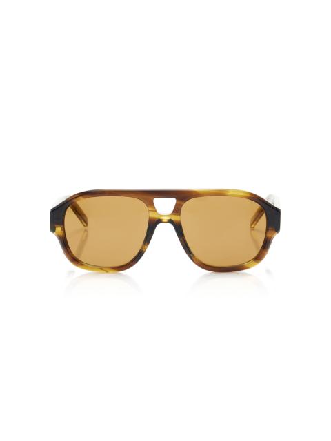 Givenchy Day Aviator-Frame Acetate Sunglasses brown