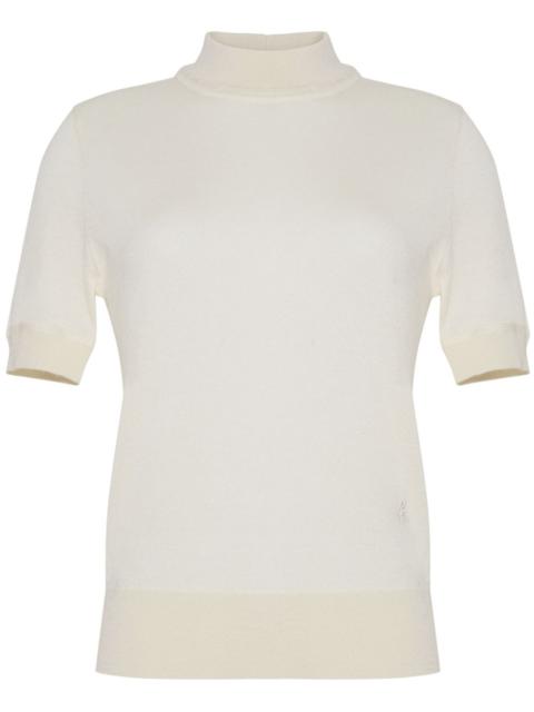 ADAM LIPPES mock-neck cashmere top