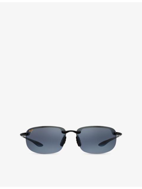 Maui Jim MJ000347 Hookipa Rectangle-Frame Nylon Sunglasses