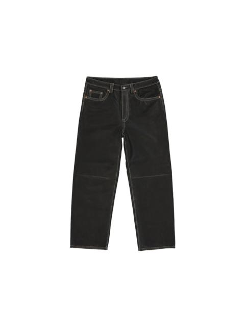 Supreme Supreme True Religion Loose Fit Leather Pant Black