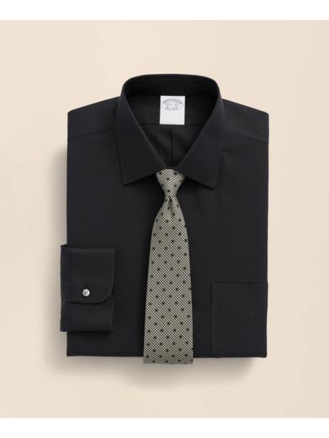 Brooks Brothers Stretch Supima® Cotton Non-Iron Pinpoint Oxford Ainsley Collar Dress Shirt