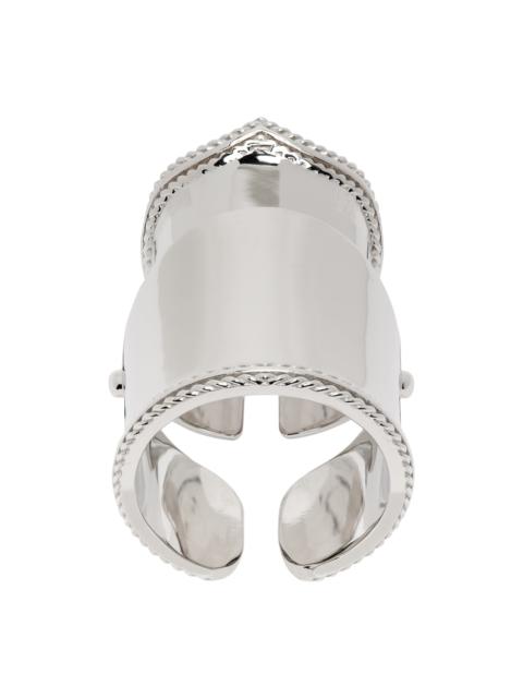 Silver Armour Joint Finger Ring