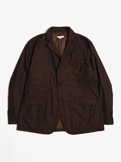 Engineered Garments Andover Jacket for Nepenthes NY and Blue in Green - Dark Brown Tropical Wool