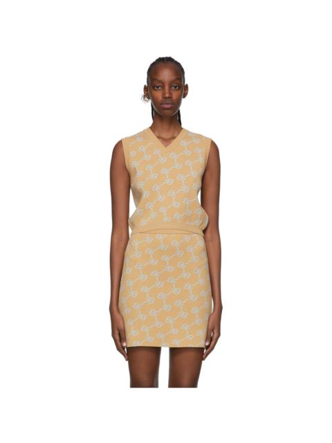 rokh Beige Viscose Vest