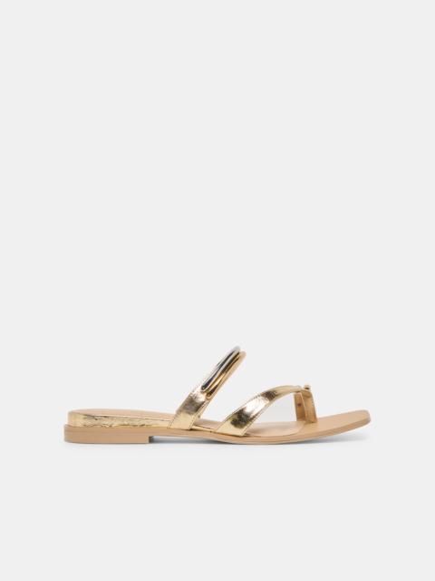 dolce vita TARINA SANDALS GOLD LEATHER