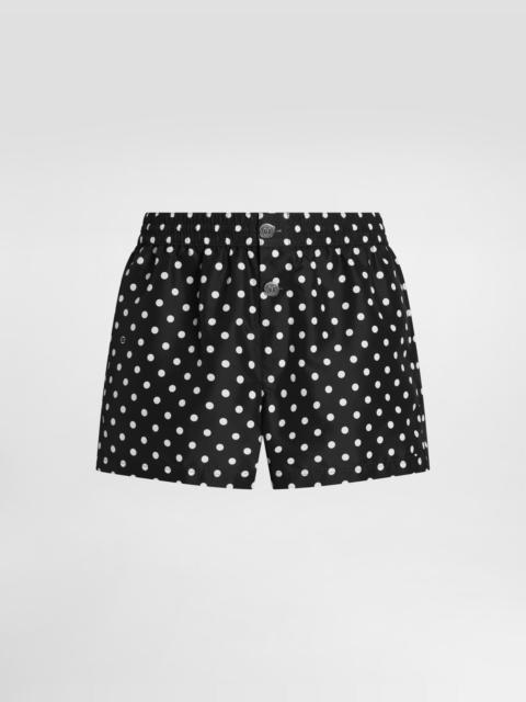 Dolce & Gabbana Polka dot-print swim boxer shorts