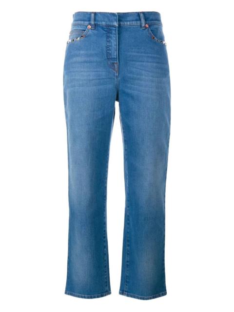 Valentino Rockstud cropped jeans
