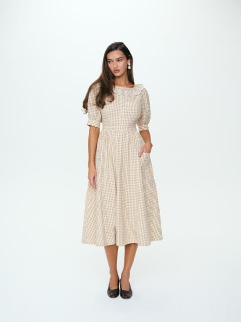 For Love & Lemons Bradford Gingham Midi Dress