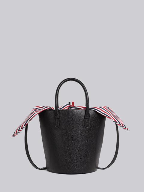 Thom Browne Pebble Grain Leather Bucket Bag