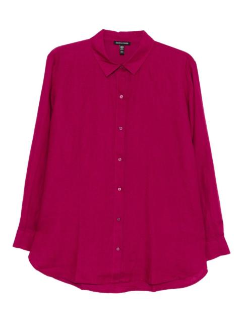 EILEEN FISHER classic collar long-sleeved shirt