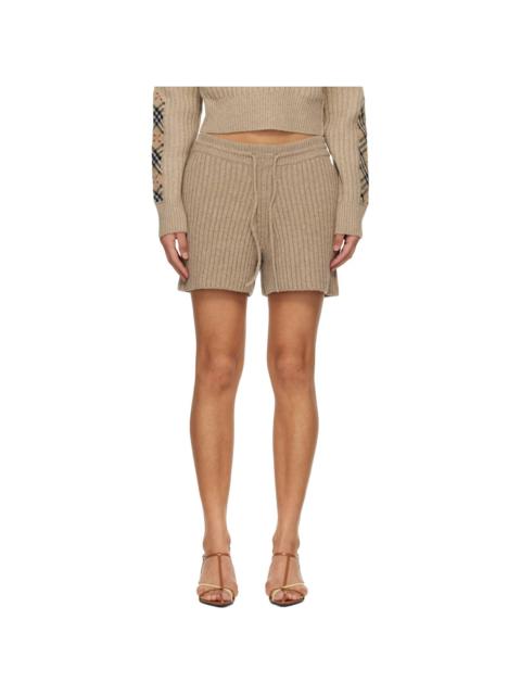 Burberry Beige Wool Shorts