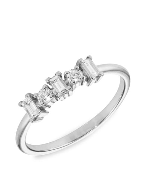 ILEANA MAKRI Baguette 18K White Gold & Diamond Ring