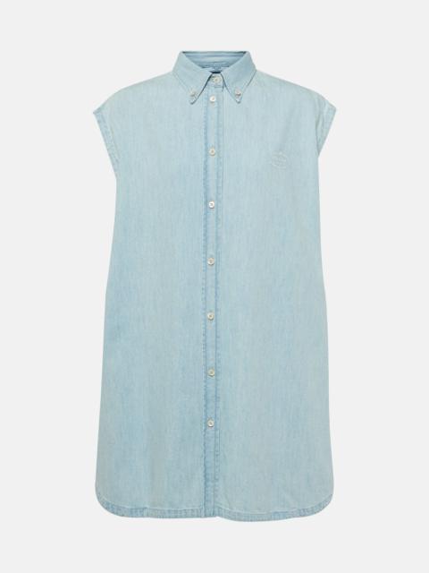Prada Oversized denim shirt dress
