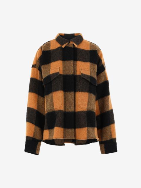 MM6 Maison Margiela Check wool jacket