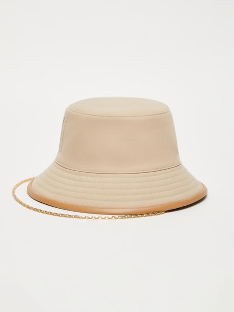 Bucket hat in water-resistant gabardine