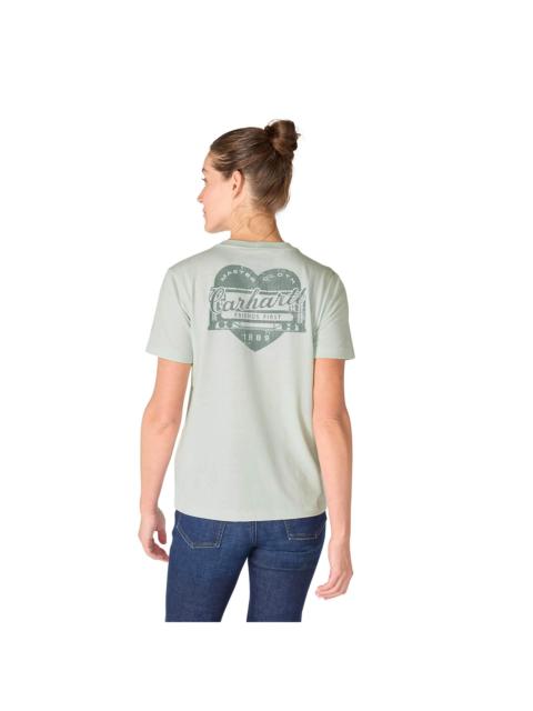 Carhartt Women's Irvine Relaxed Heritage Heart T-Shirt