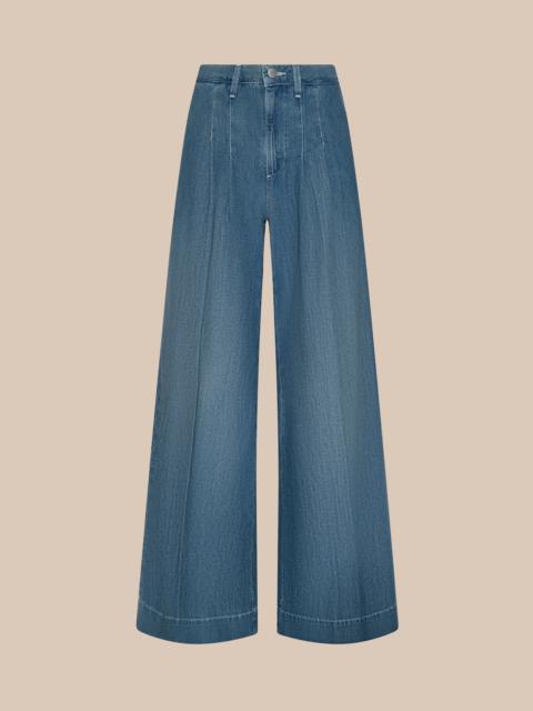 L'AGENCE Jayani Pleated Wide-Leg Jean