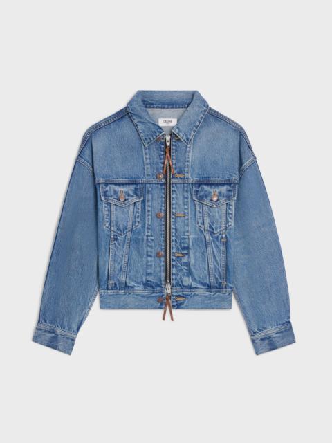 CELINE trucker jacket IN cotton denim
