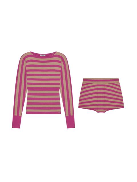 miaou ODESSA TOP + EMILIA SHORT - CAPE COD STRIPE