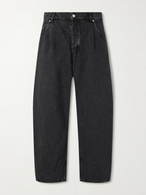 A KIND OF GUISE Straight-Leg Pleated Organic Jeans