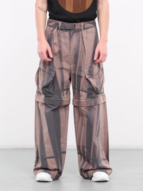 JiyongKim Sun-Bleached Detachable Cargo Trousers