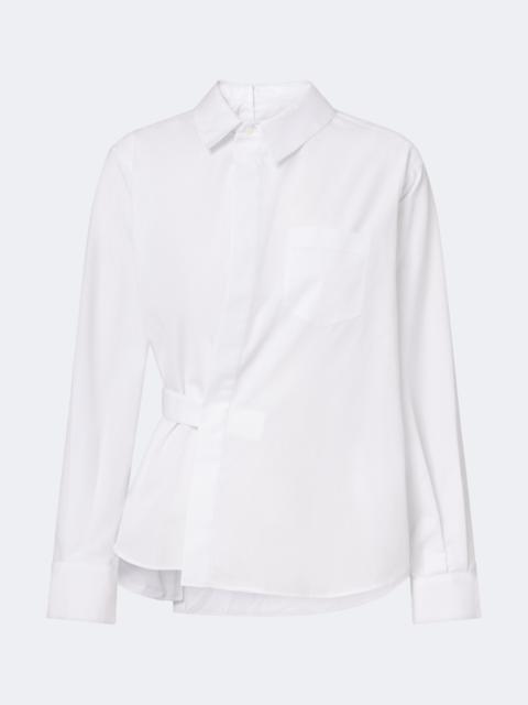 sacai Cotton-blend poplin shirt