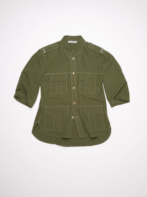 Acne Studios Cotton shirt - Olive green