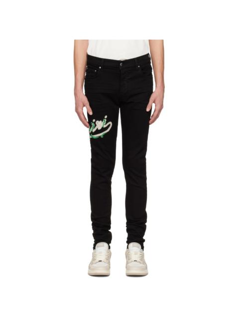 AMIRI Black Baroque Jeans