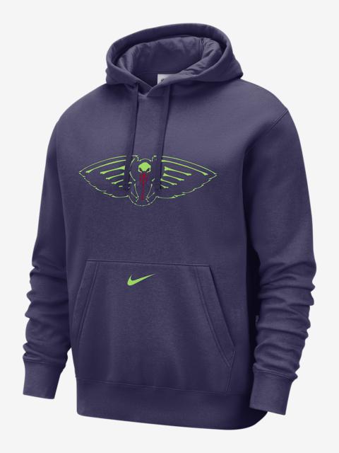 Nike New Orleans Pelicans Club City Edition Men's Nike NBA Fleece Pullover Hoodie