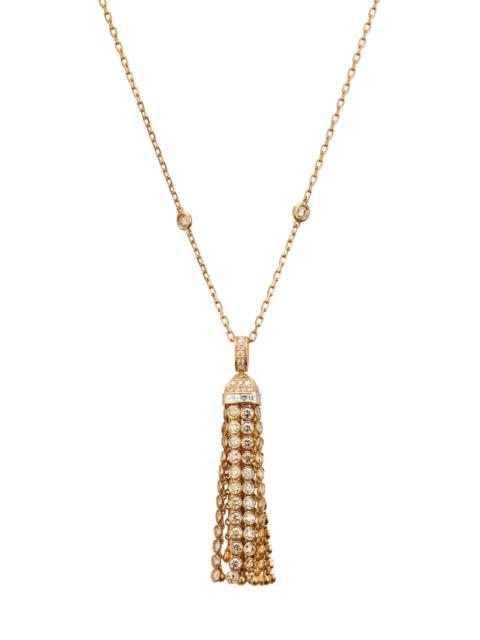 Boucheron Women's Couture Pendant Pompon 18K Rose Gold & 6.3 TCW Diamond Necklace - Pink Gold
