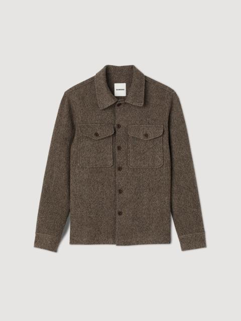 Sandro WOOL OVERSHIRT