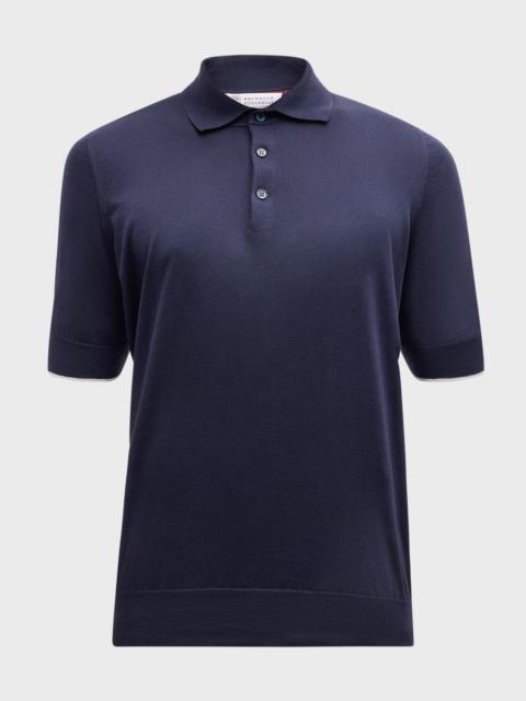 Men's Cotton Dress Polo Shirt