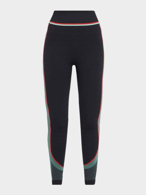 CASABLANCA Check Jacquard Seamless Leggings
