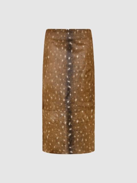 ST. AGNI Fawn Pencil Skirt - Almond