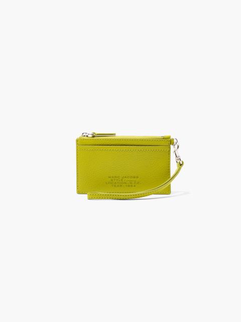 Marc Jacobs THE LEATHER TOP ZIP WRISTLET