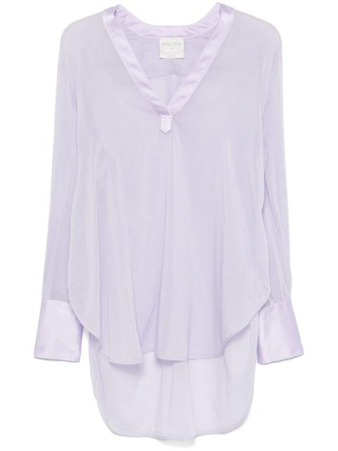 forte_forte semi-sheer tunic