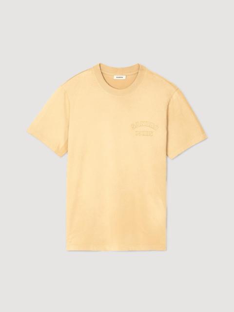Sandro WORN-EFFECT T-SHIRT