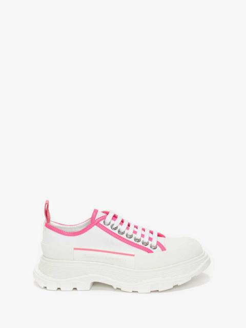 Alexander McQueen Tread Slick Lace-up in Pink